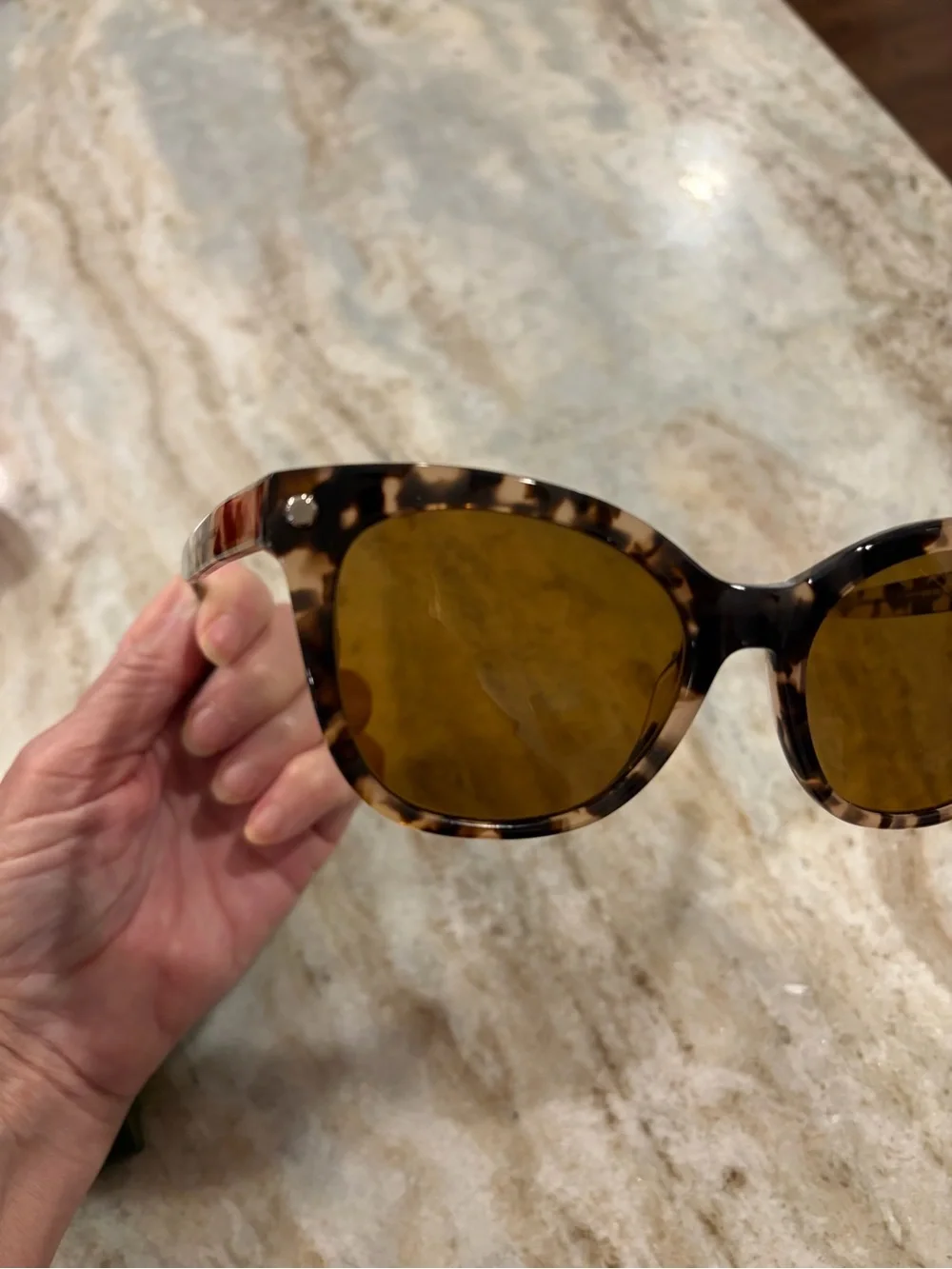 Longchamp Tortoiseshell Cat-Eye Glasses FRAME with branded case